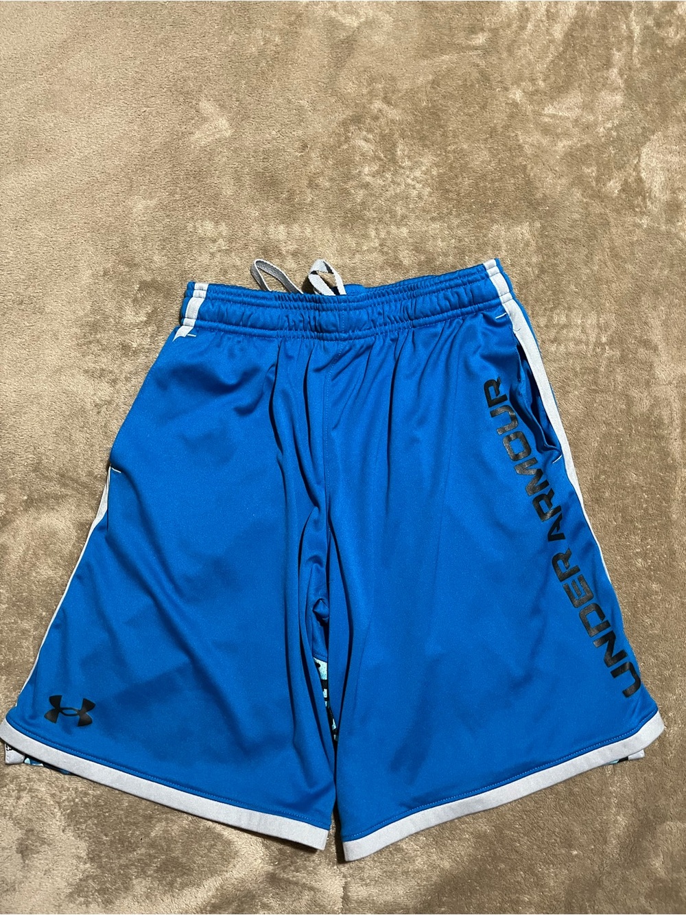 Under Armour kids Blue Athletic Shorts